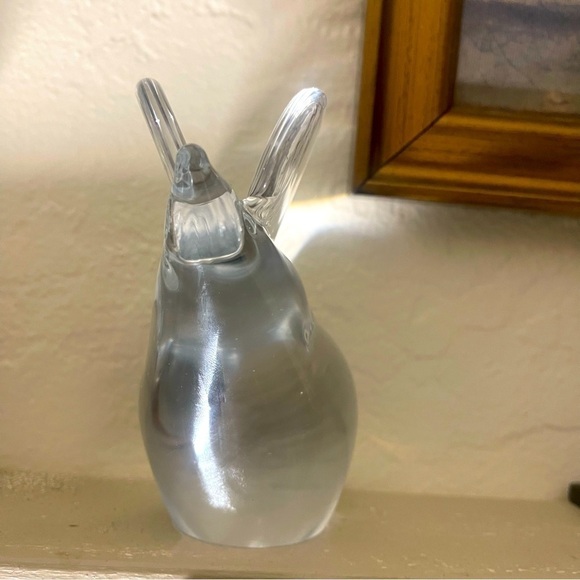 Vintage Maleras Sweden Blown Glass Mouse Figurine Signed - Picture 2 of 6